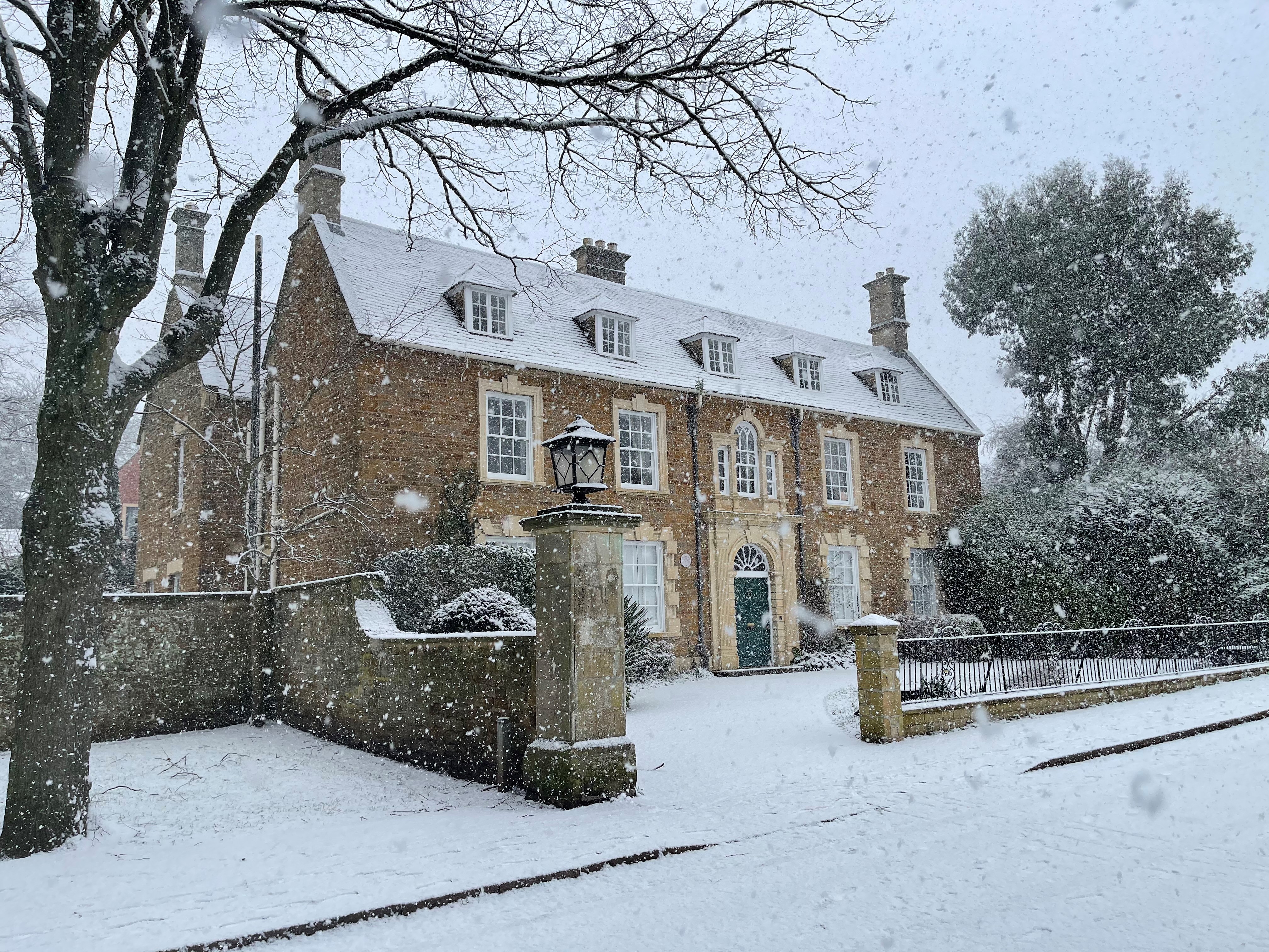 The Manor House in winter