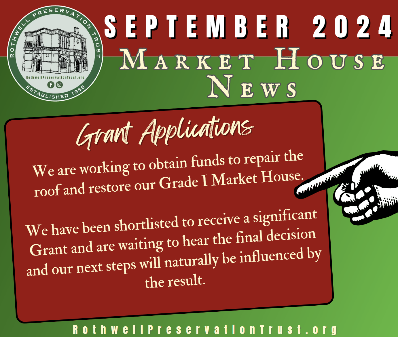 You are currently viewing The Market House – September 2024 News