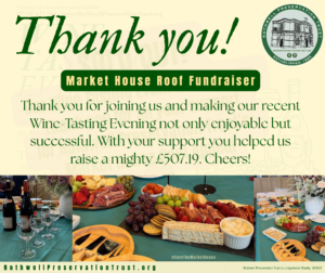 Thank you for joining us and making our recent Wine-Tasting Evening not only enjoyable but successful. With your support you helped us raise a mighty £507.19. Cheers!