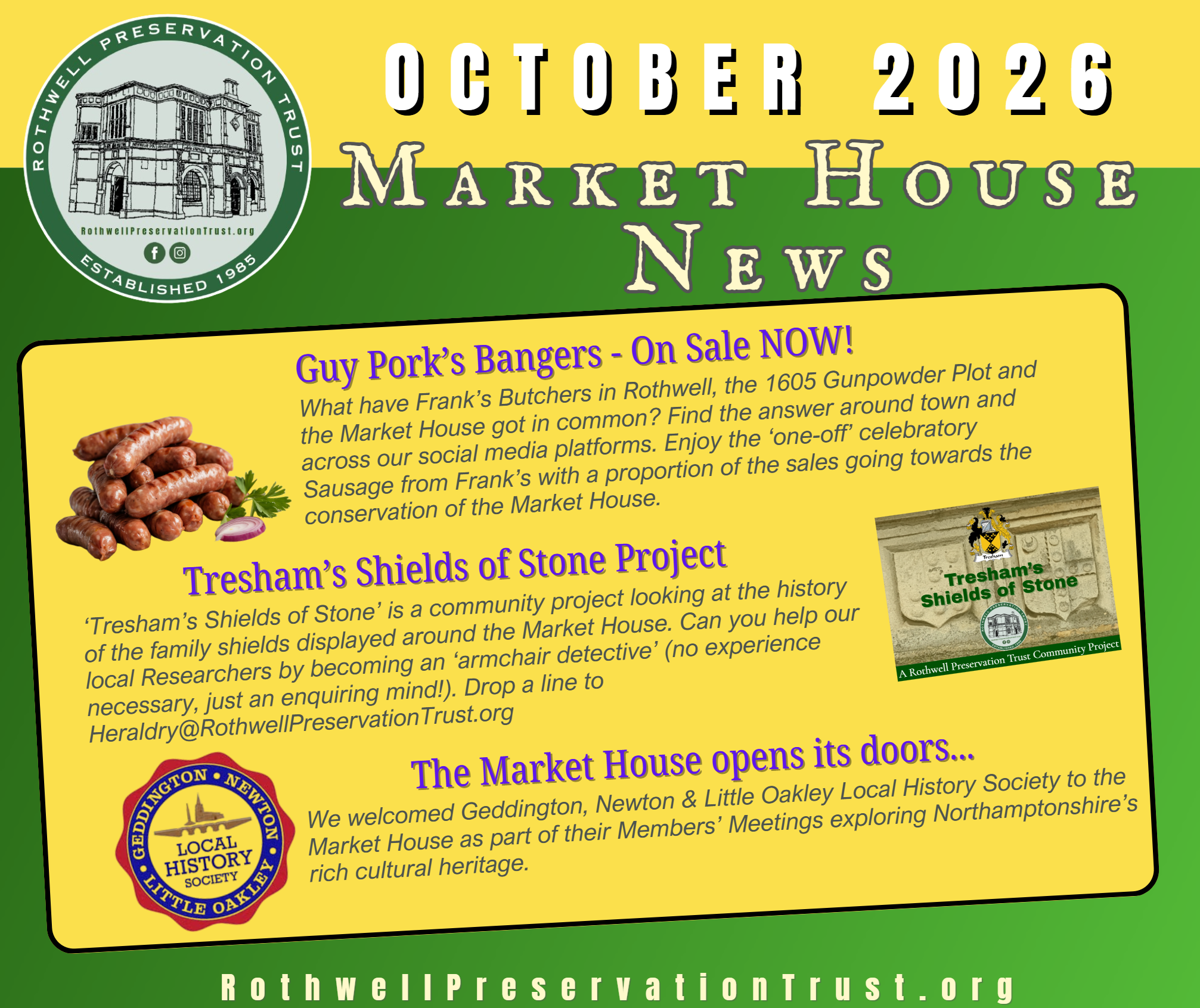 You are currently viewing Market House News – October 2026